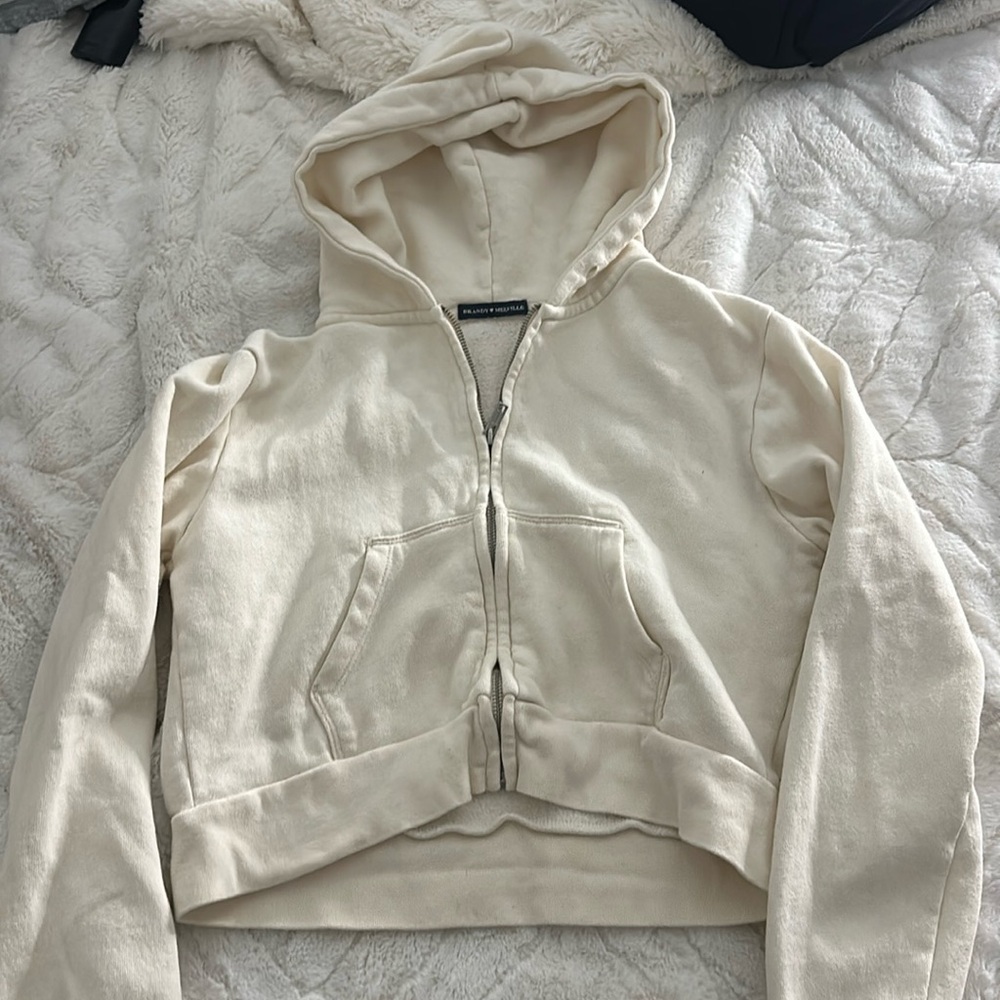 Brandy Melville cropped hoodie